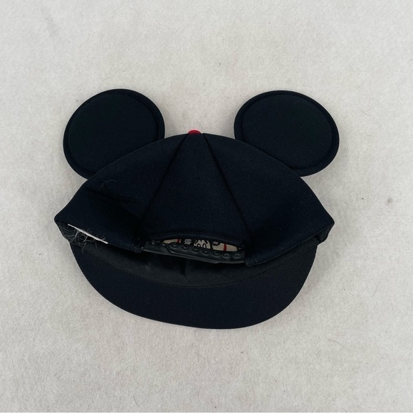 DISNEY Goofys Hat Co. Vintage Snap Back Black Hat with Mickey Mouse Ears Small - Picture 3 of 8